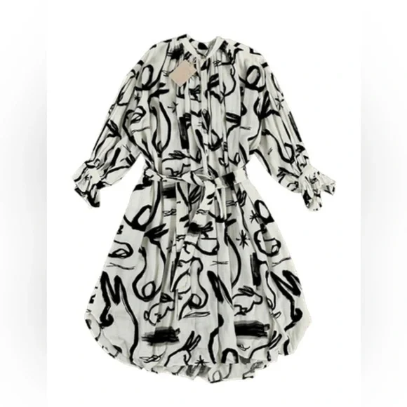 Claire Heinui Cleo Dress in Bunny Print